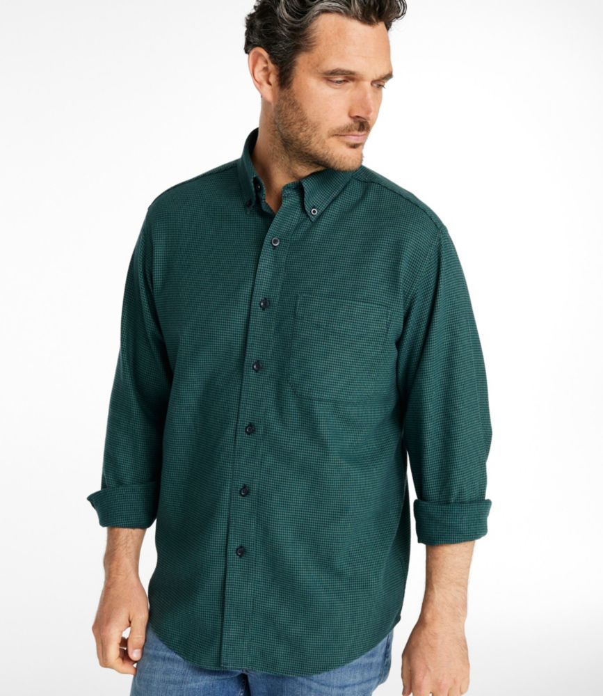 Men's Wicked Good Flannel Shirt, Traditional Fit, Houndstooth