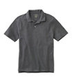 Men's Bean's Interlock Polo, Charcoal Heather, small image number 0