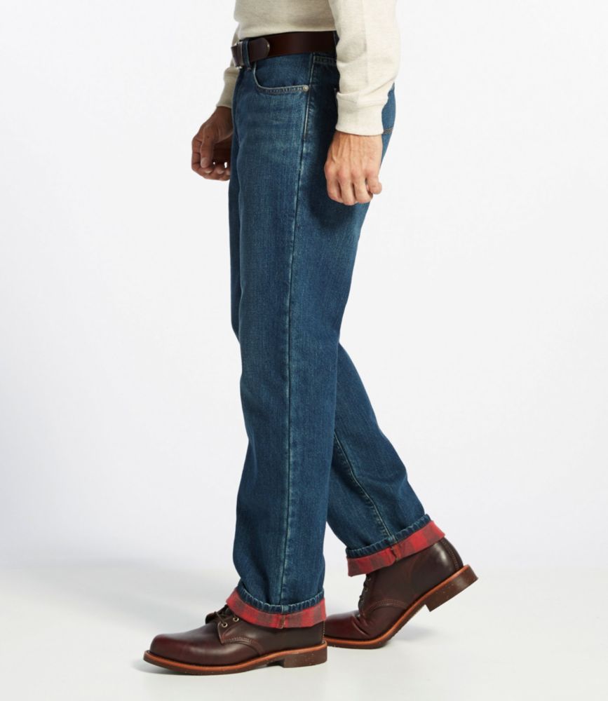 ll bean lined jeans