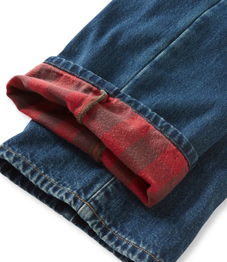 ll bean mens lined jeans