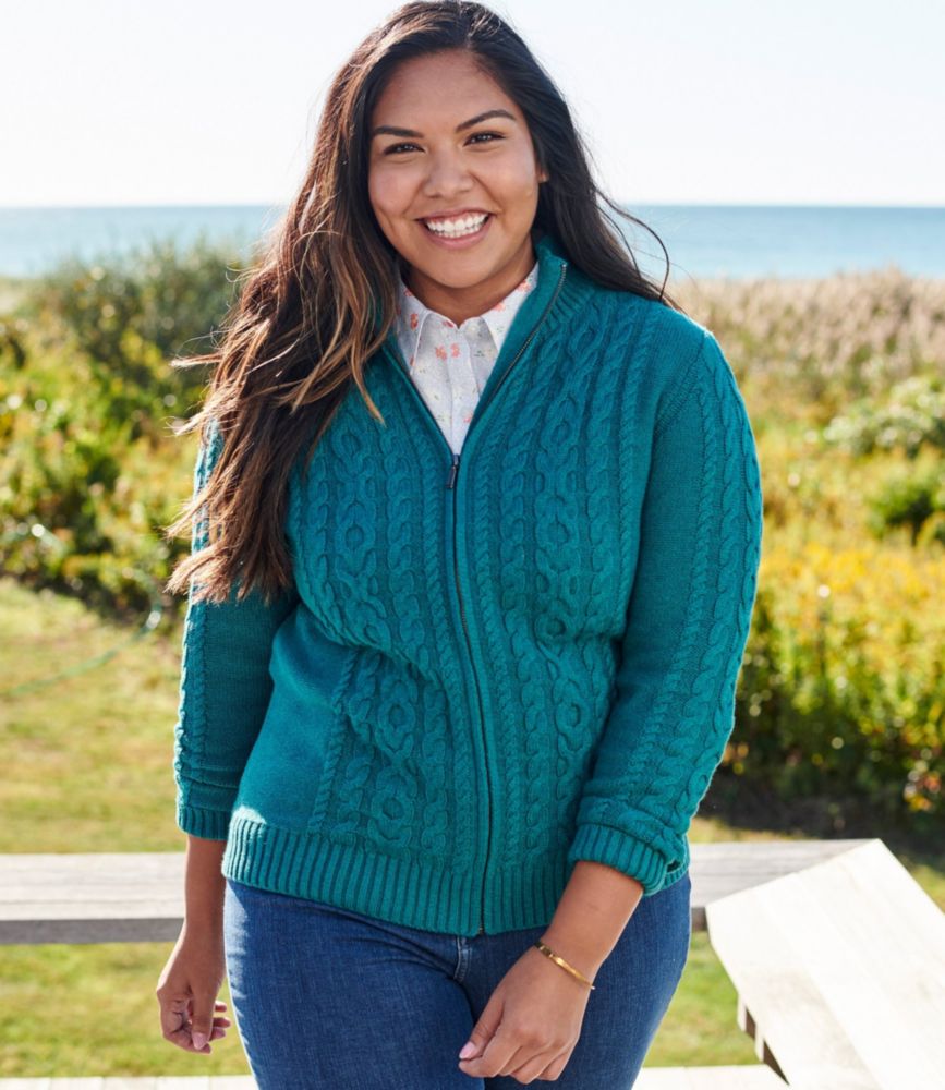 bright blue cardigan ladies