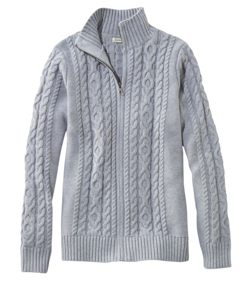 zip front cardigan sweater women's