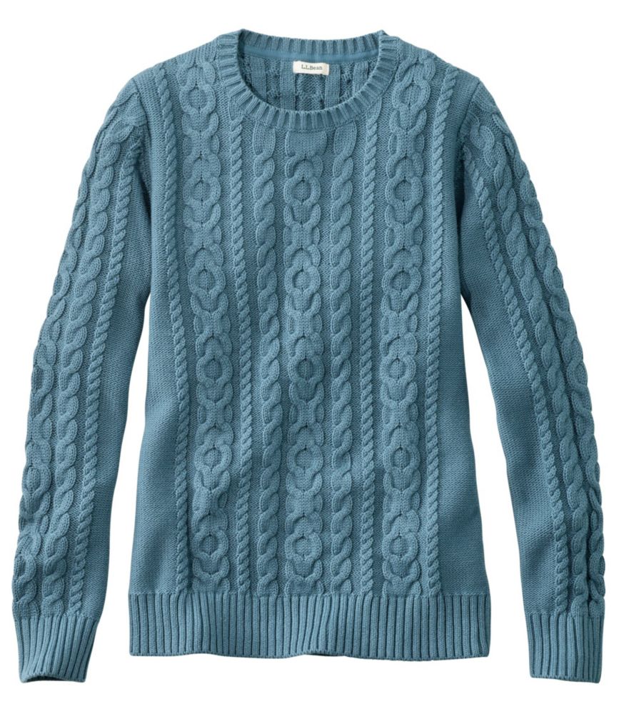 ll bean womens cable knit sweater