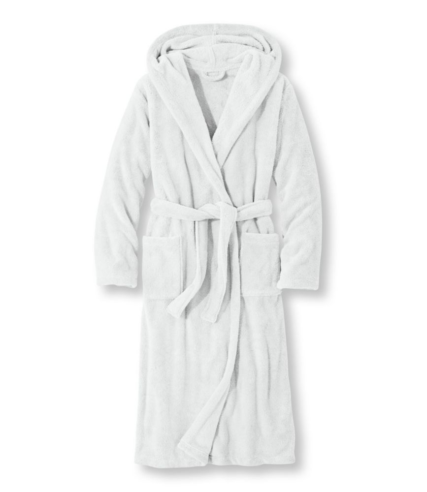 Plush Fleece Hooded Robe