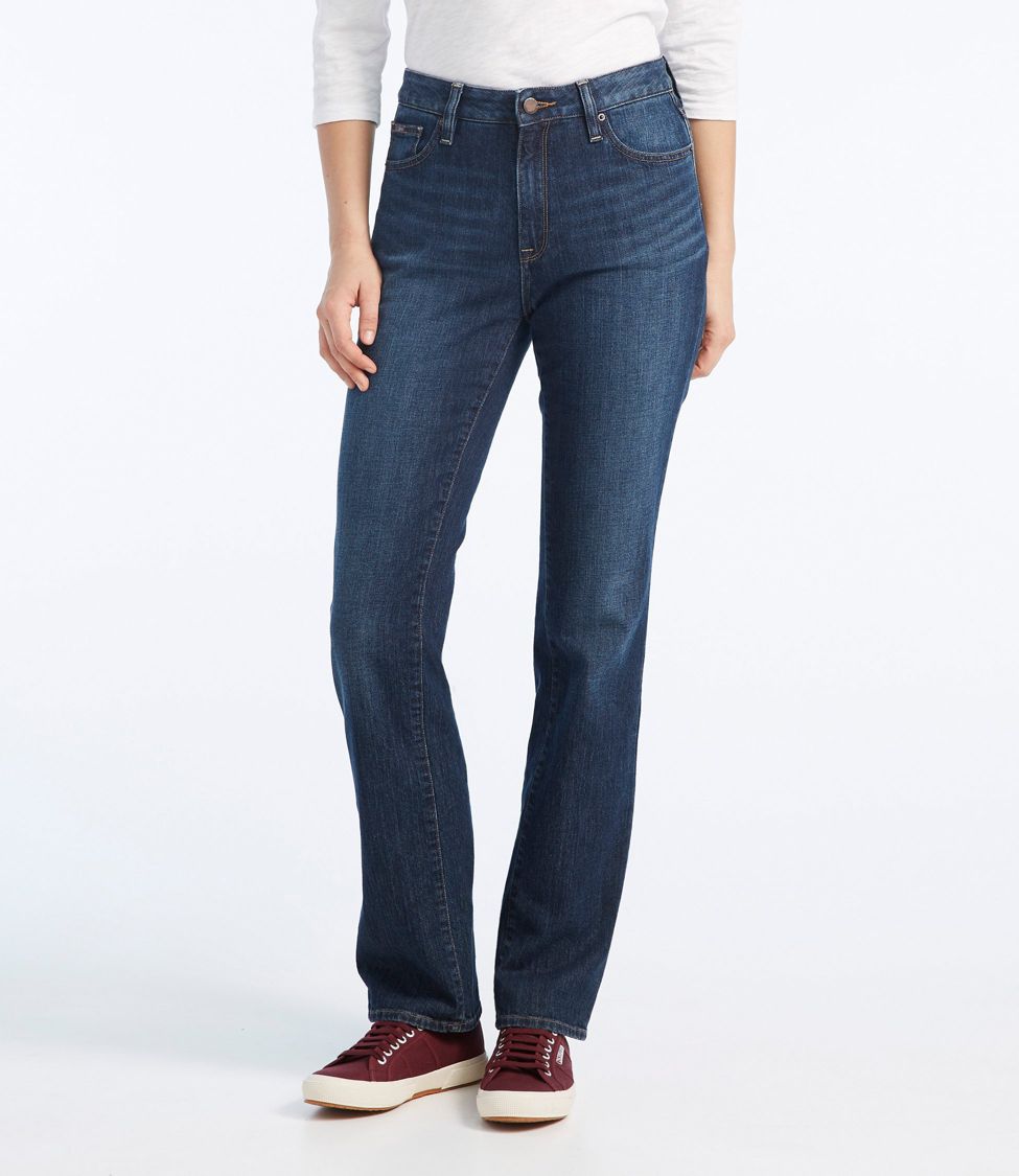 Women's High Waisted Jeans - Straight Leg Jeans - LOVALL