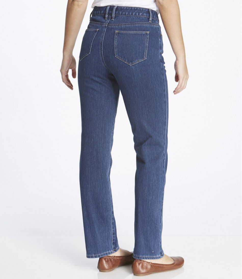 Women's Comfort Knit Jeans, Classic Fit Straight-Leg