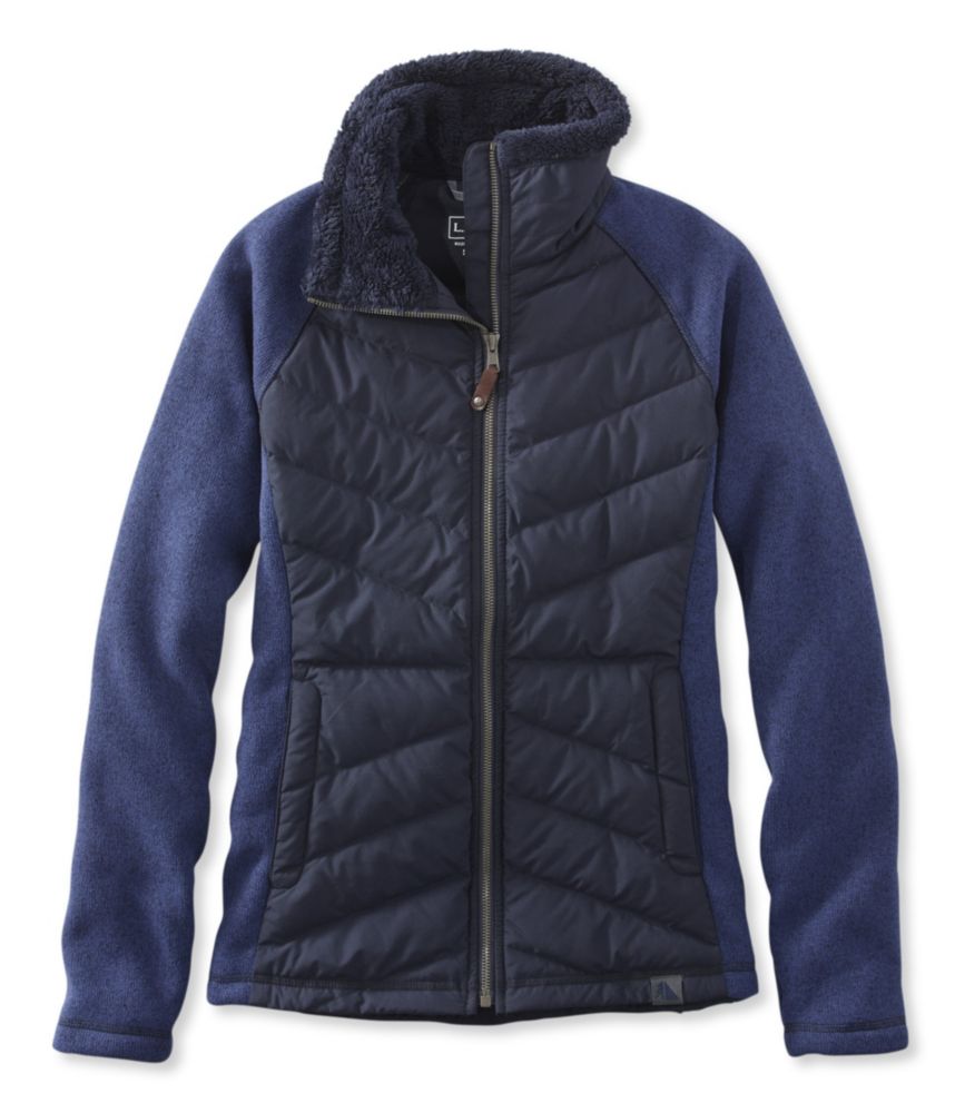 L.L.Bean Sweater Fleece Down Jacket