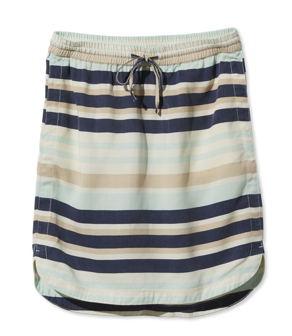 Signature Tencel Skirt, Stripe