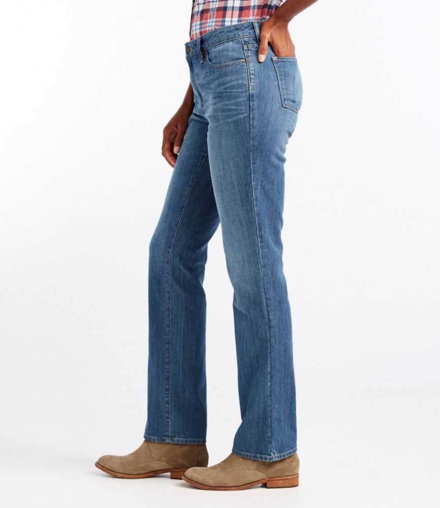 denim straight fit jeans