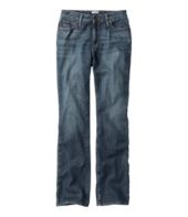 L.L.Bean 1912 Jeans, Mid-Rise Straight-Leg Lined