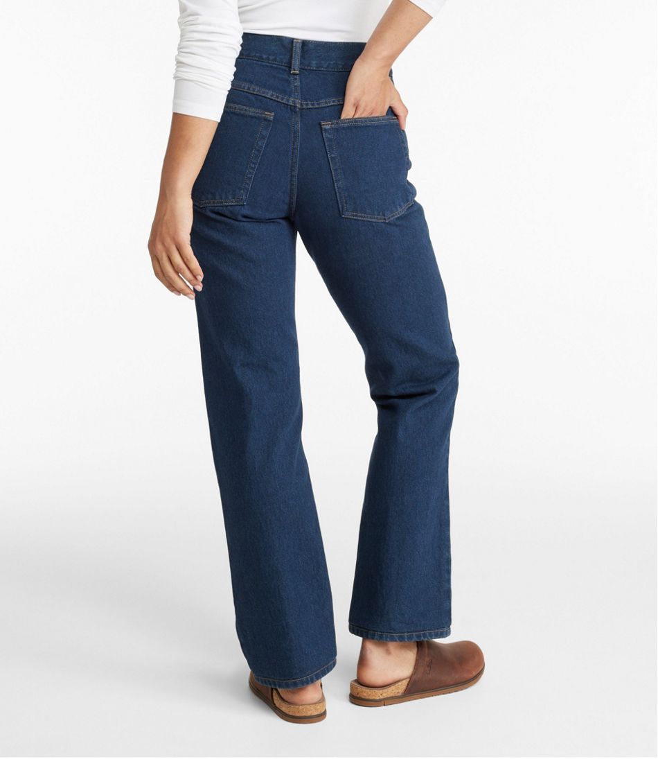 Women's True Shape Jeans, High-Rise Straight-Leg Fleece-Lined