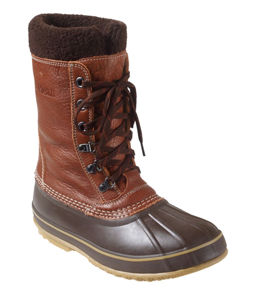 Men s L.L.Bean Snow Boots with Tumbled Leather Snow at L.L.Bean