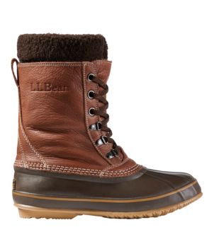 Men's L.L.Bean Snow Boots with Tumbled Leather