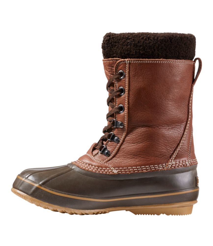 Men's L.L.Bean Snow Boots with Tumbled Leather