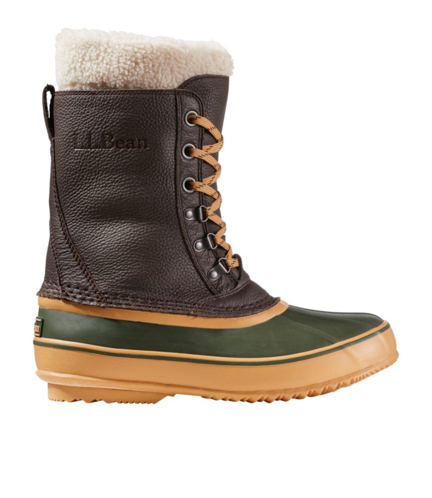 Men's L.L.Bean Snow Boots with Tumbled Leather