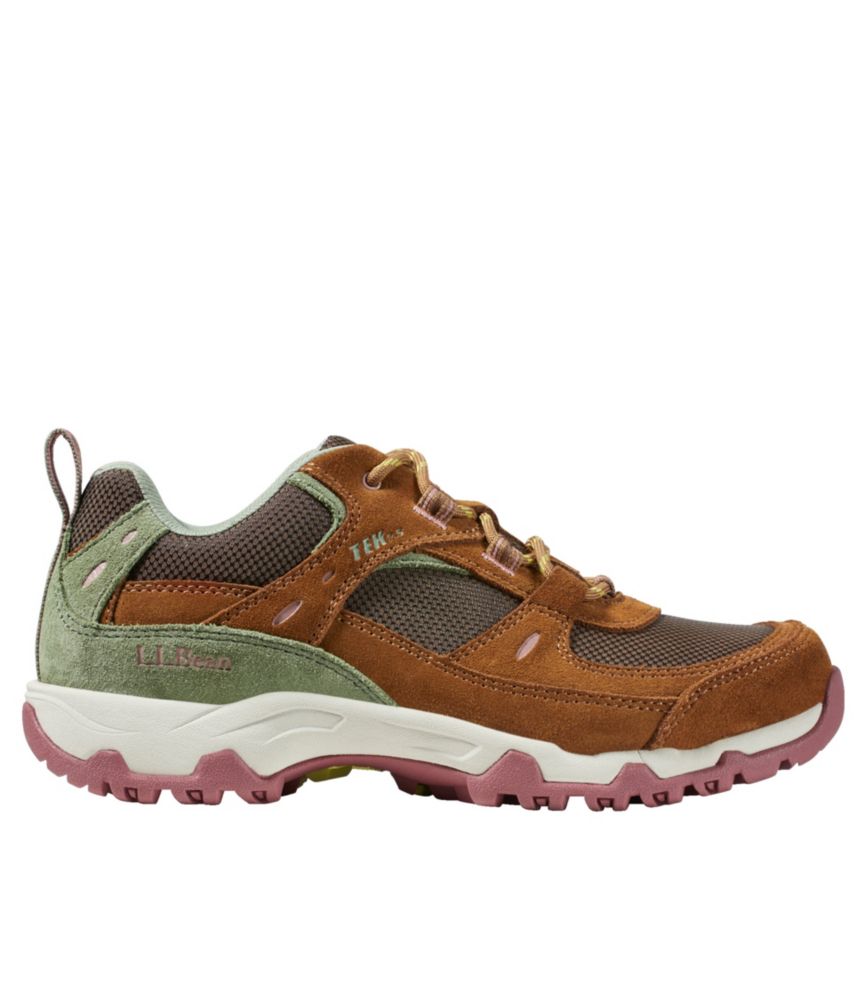 Women's Trail Model 4 Hiking Shoes, Saddle/Oakwood, small image number 1