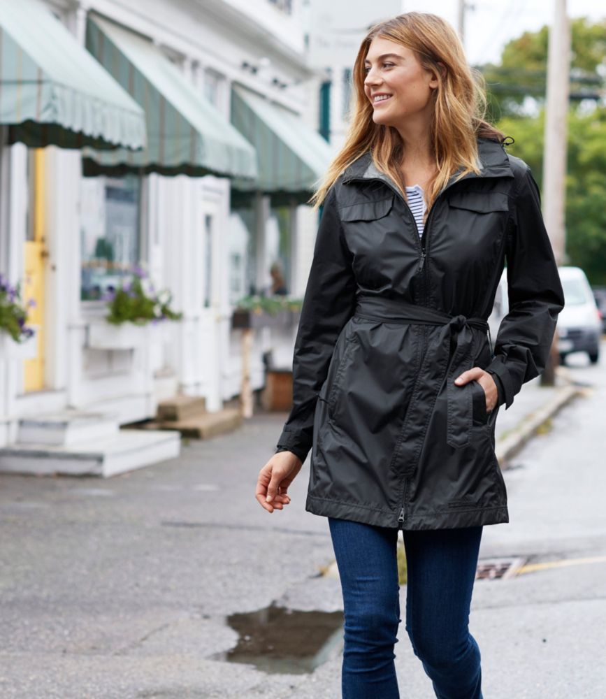 ll bean womens trench coat