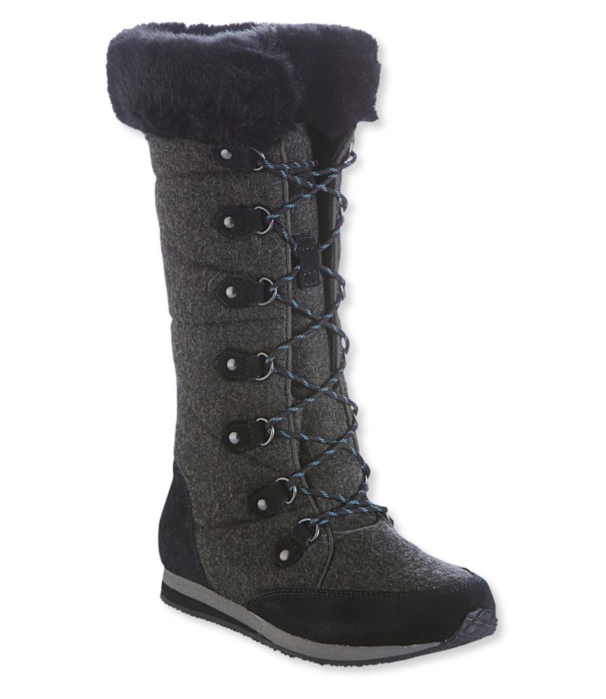 wool snow boots