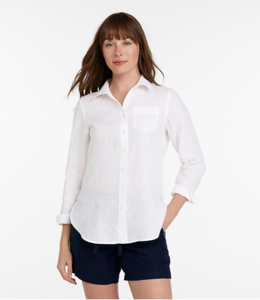 Women's Premium Washable Linen Shirt, Tunic, , small image number 1