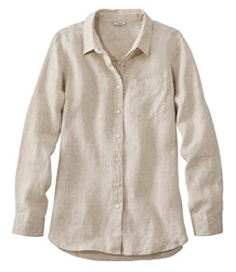 Women's Premium Washable Linen Shirt, Tunic