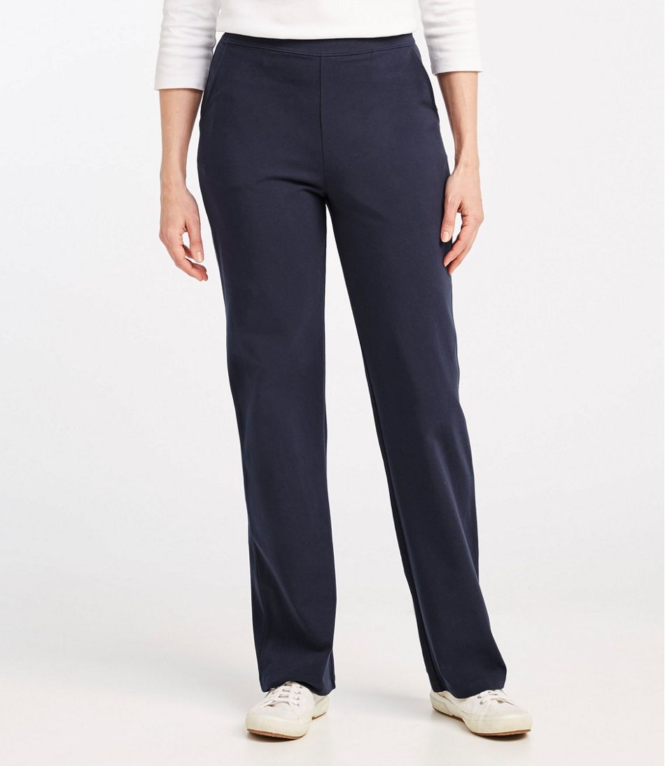 Women's Perfect Fit Pants, Fleece-Backed Slim-Leg, Pants at L.L.Bean