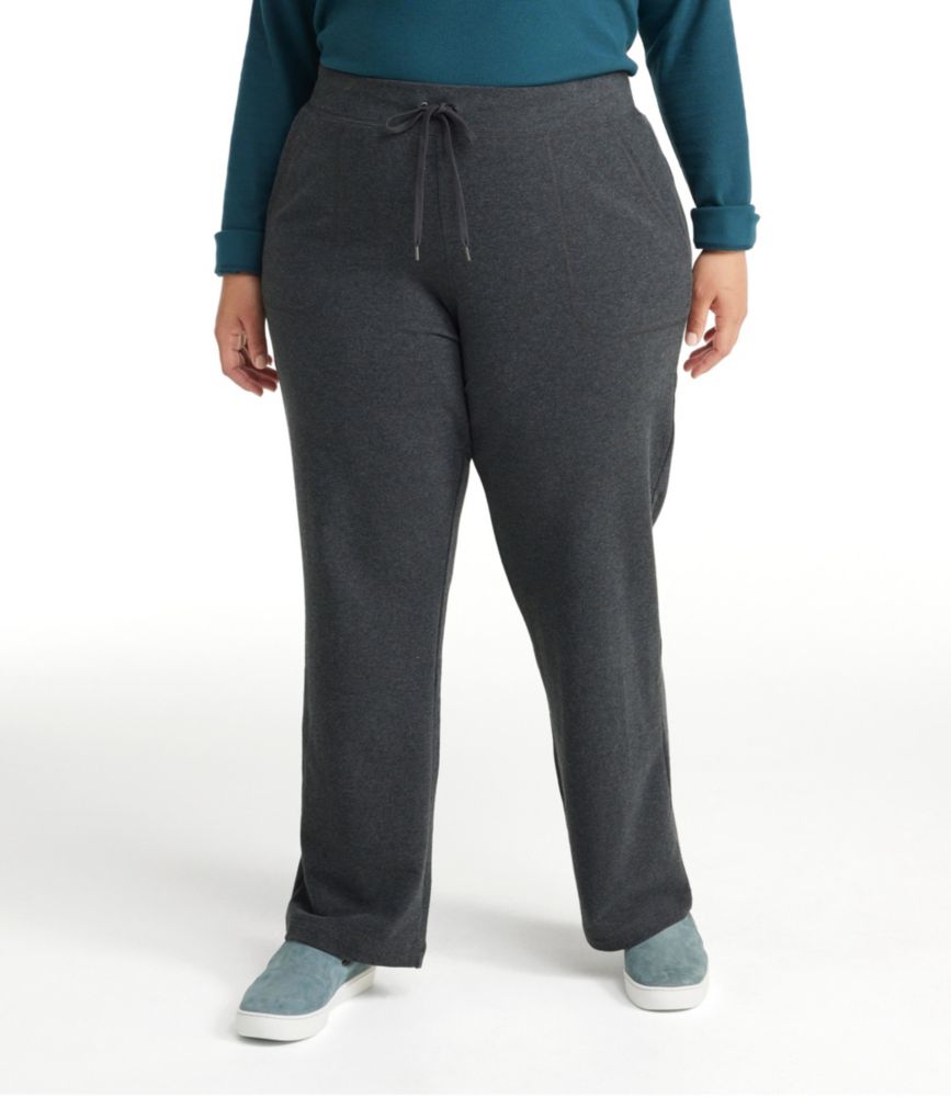 Women's Ultrasoft Sweats, Straight-Leg, Ink Black, small image number 2