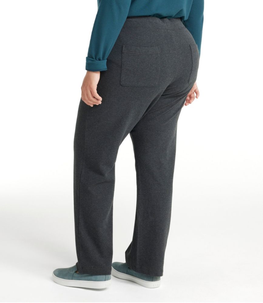 Women's Ultrasoft Sweats, Straight-Leg, Charcoal Heather, small image number 3