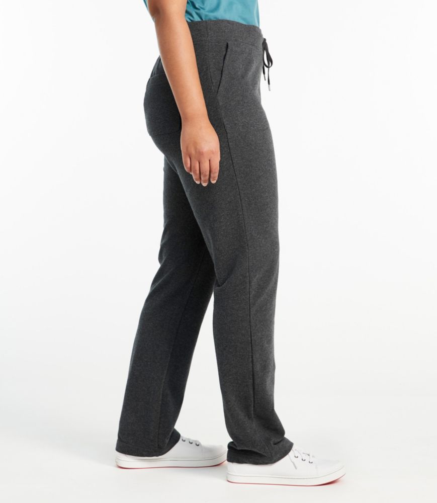 Women's Ultrasoft Sweats, Straight-Leg, Charcoal Heather, small image number 4