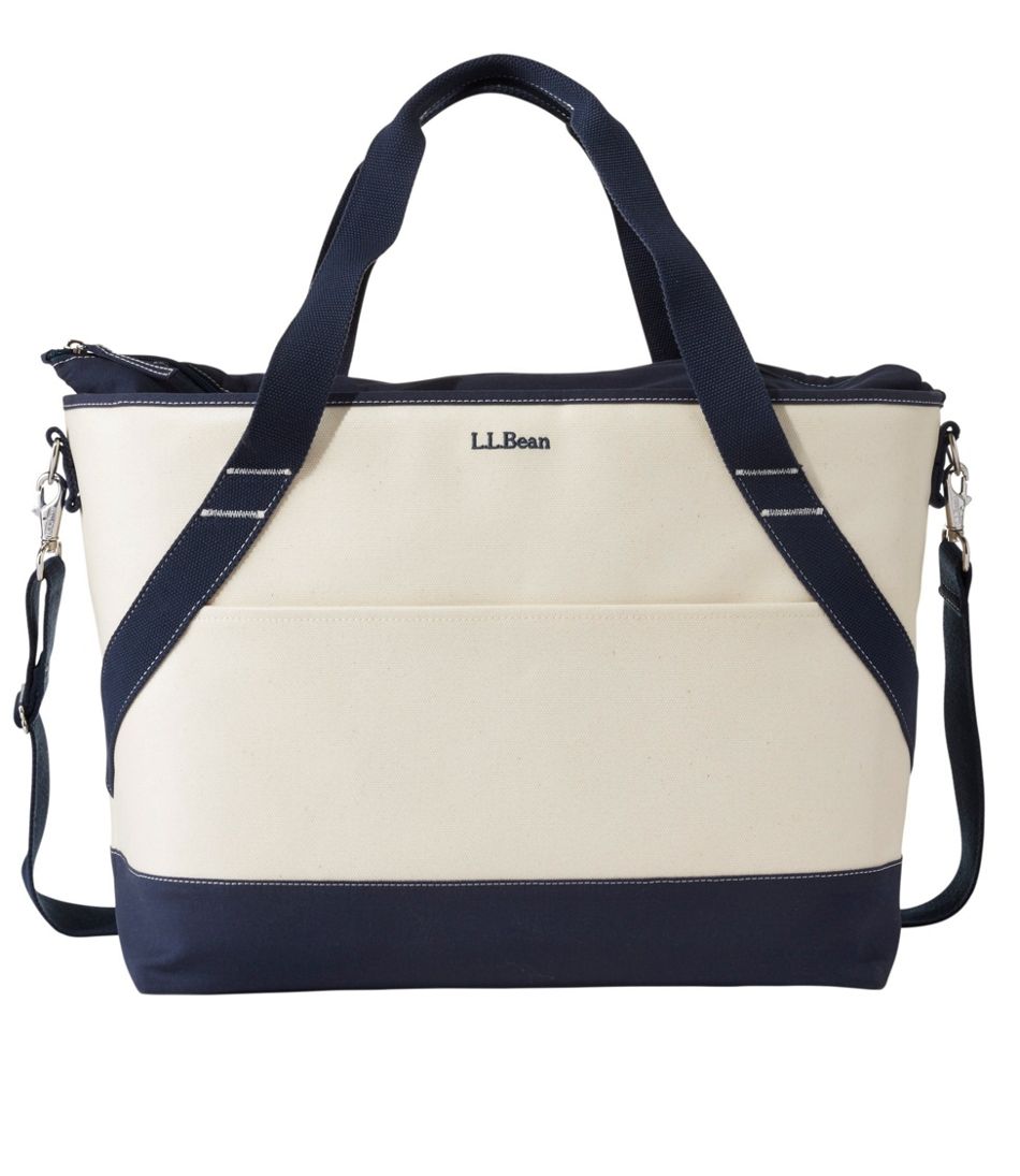 L.L.Bean Insulated Tote Large Handbags Blue : One Size
