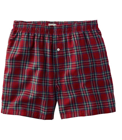 Scotch Plaid Flannel Boxers | Free Shipping at L.L.Bean