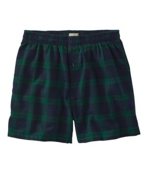 Men's Scotch Plaid Flannel Boxers