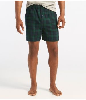 Men's Scotch Plaid Flannel Boxers