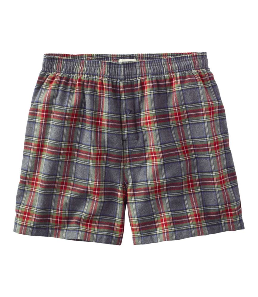 plaid flannel boxers