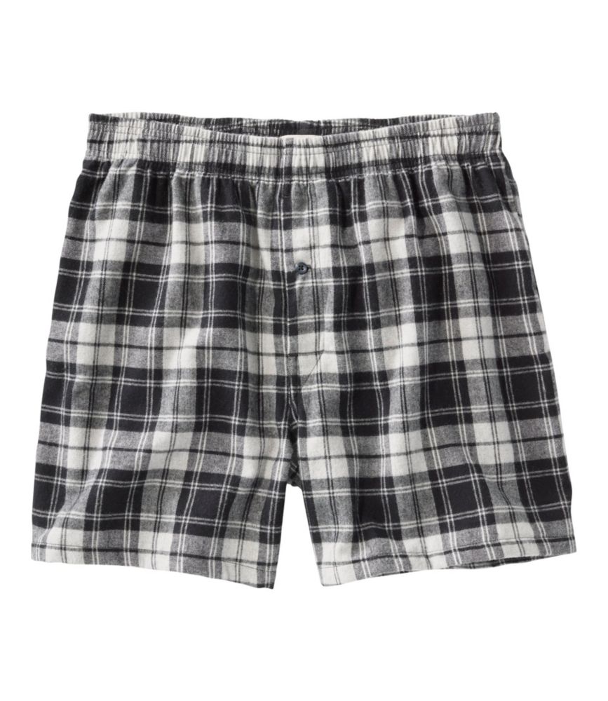 men's flannel boxer sleep shorts