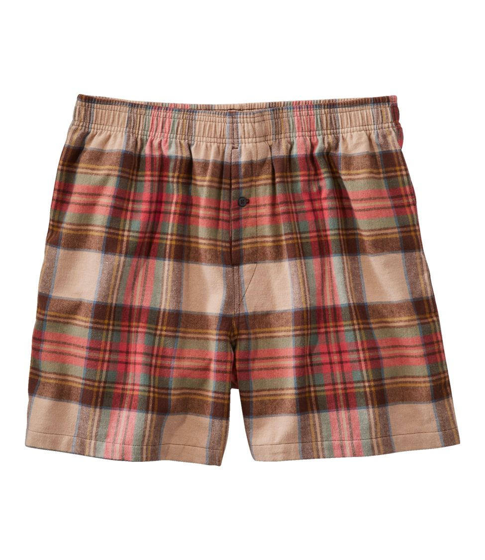 100% Cotton Mens Boxers in Casual Check
