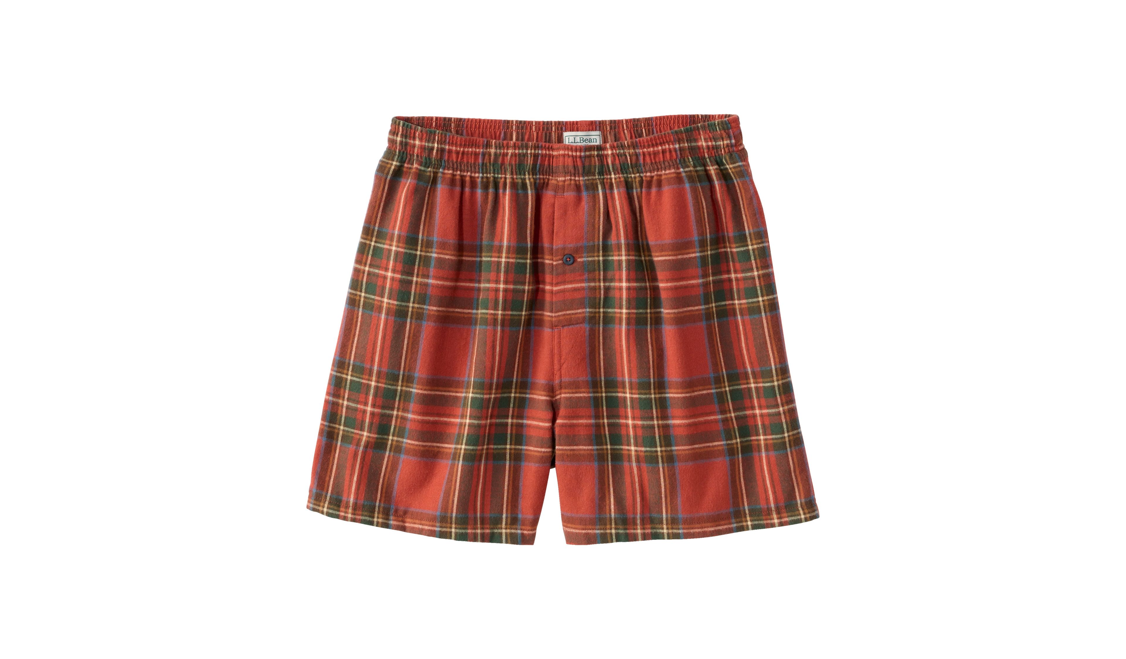 Men's Scotch Plaid Flannel Boxers