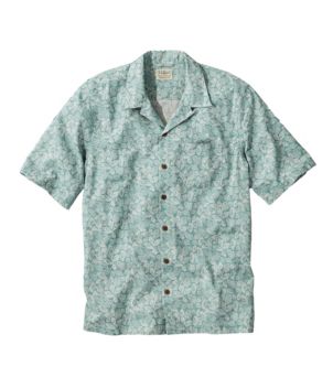 Men's Tropics Shirt, Short-Sleeve Print