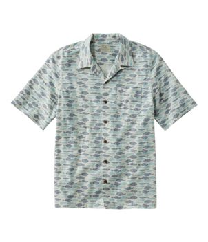 Men's Tropics Shirt, Short-Sleeve Print