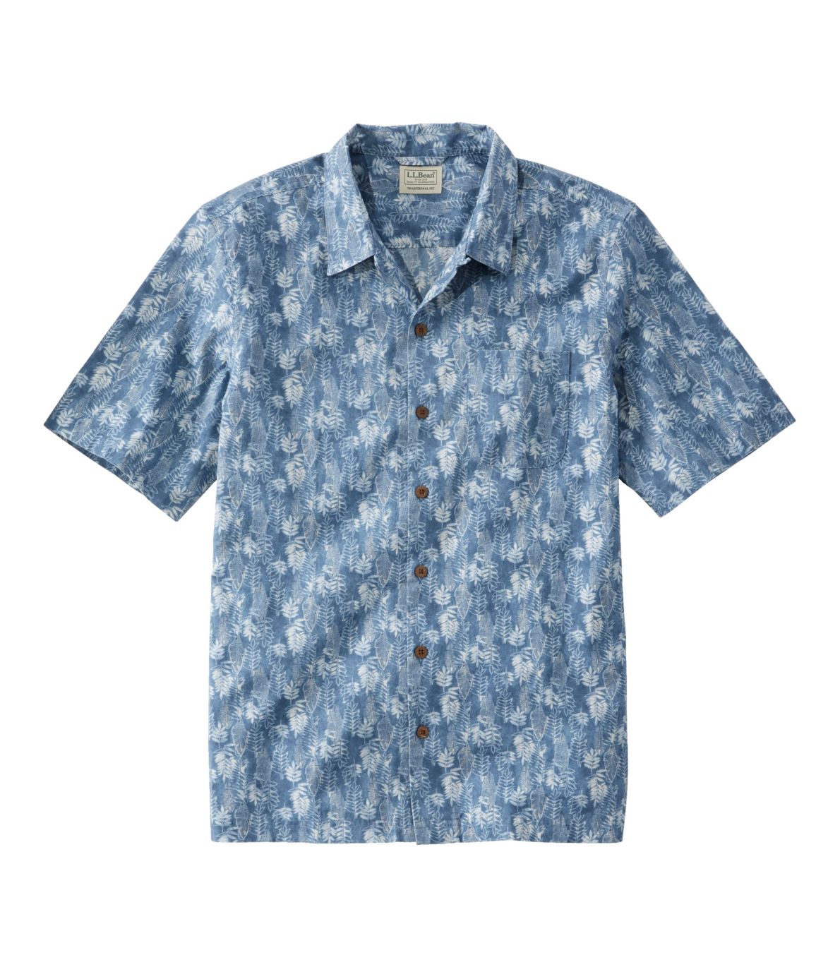 Men's Tropics Shirt, Short-Sleeve Print