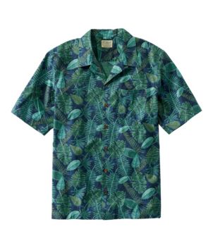 Men's Tropics Shirt, Short-Sleeve Print