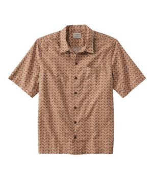 Men's Tropics Shirt, Short-Sleeve Print