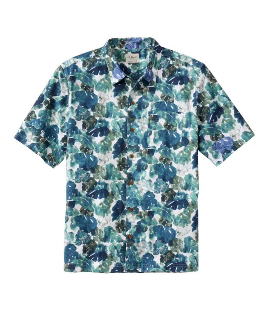 Deep Blue Tropic Leaf