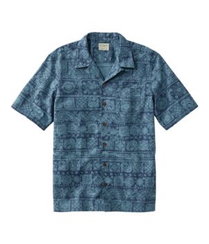Men's Tropics Shirt, Short-Sleeve Print