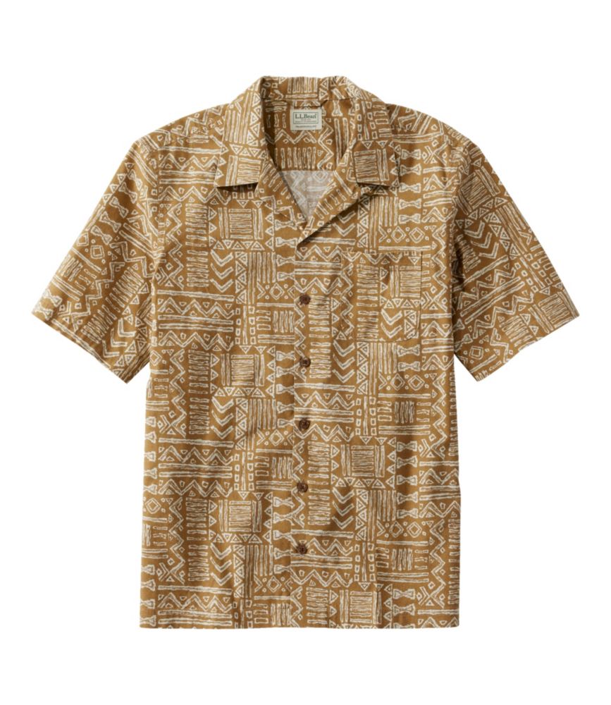 Men's Tropics Shirt, Short-Sleeve Print