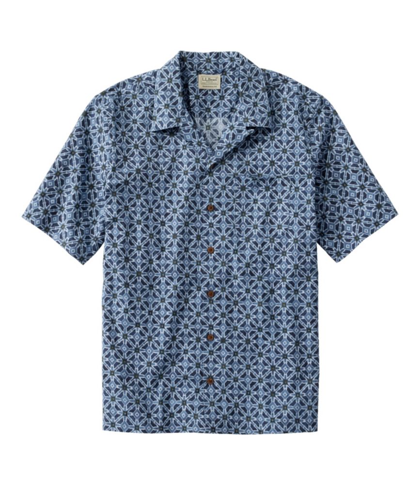 Men's Tropics Shirt, Short-Sleeve Print