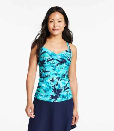 Women's Slimming Swimwear, Tankini Top Print