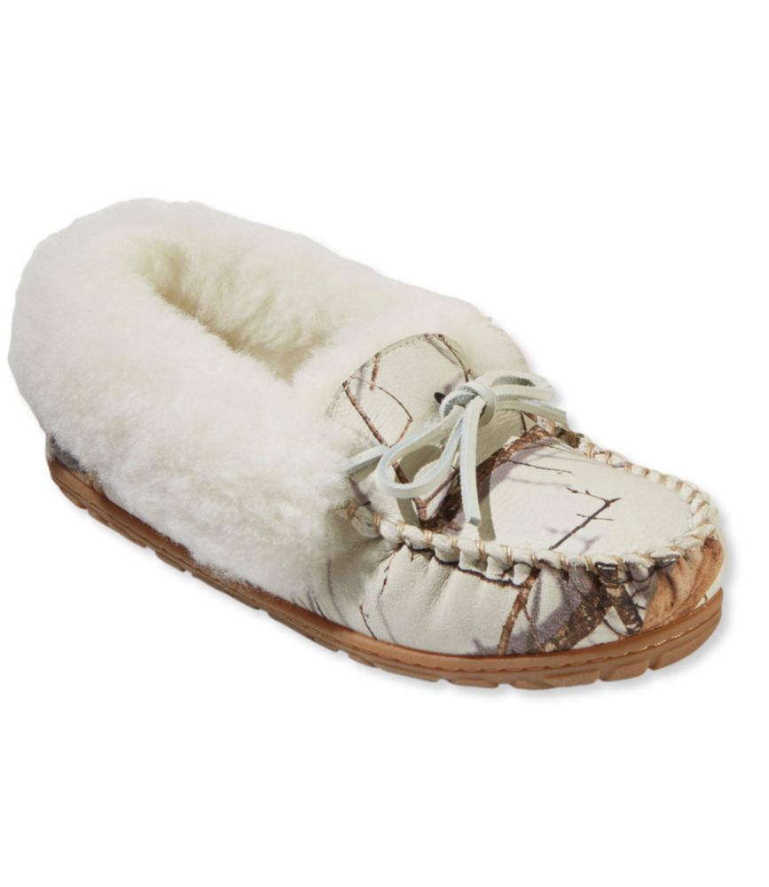 ll bean fur slippers