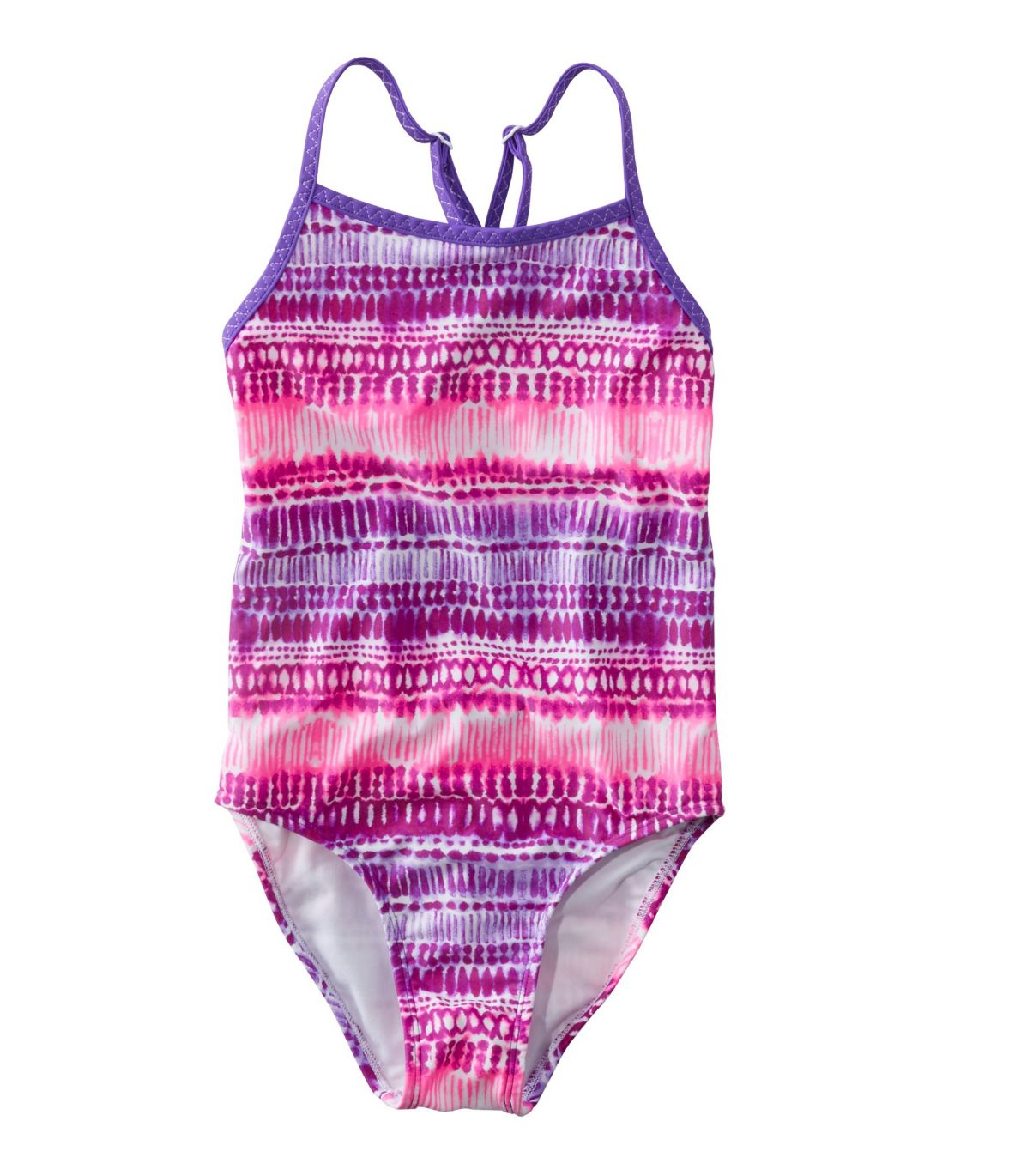 Girls’ Wave Jumper Swimsuit, One-Piece Print at L.L. Bean