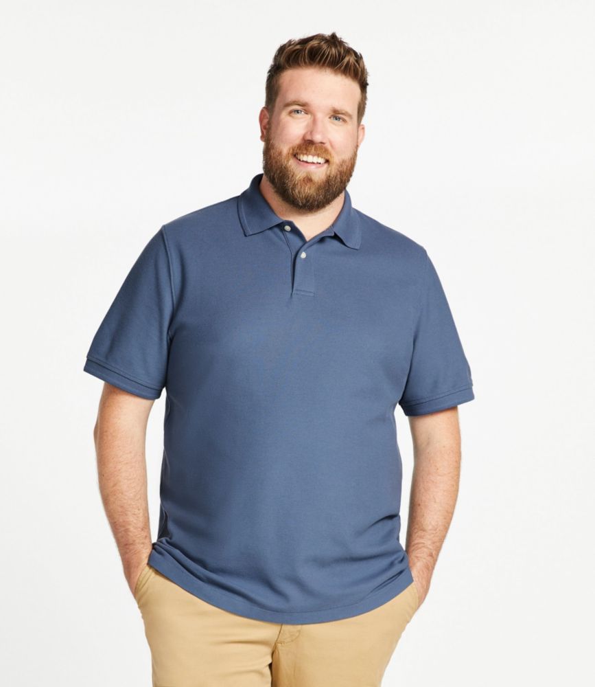 Men's Premium Double L® Polo Banded, Short-Sleeve Without Pocket, Juniper, small image number 4