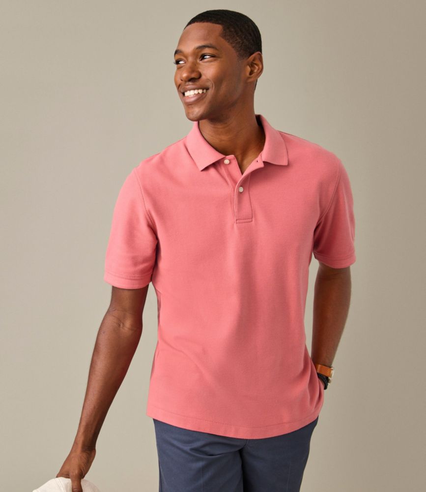 Men's Premium Double L&reg; Polo, Banded Short-Sleeve Without Pocket, Juniper, small image number 9